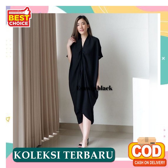 Terbaru2022 Baju Gamis Busui Kaftan Pompom Muslim Wanita Jumbo Syari Hijab Pakaian Dress Allsize Leb
