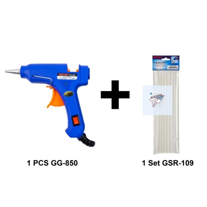

Star Joyko Paket Glue Gun Gg-850-20 Watt+Glue Stick Refill Gsr-109 [ Set ] Sale!!!