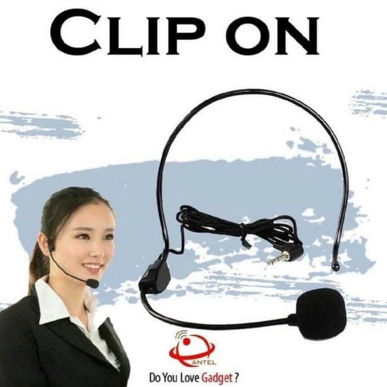 Mikrofon Mikropon Presentasi HP Laptop Mic Clip On Bando Headset Microphone Jack 3.5mm Berkualitas High Quality Jernih Audio Splitter U Live Audio Zoom Meeting Google Meeting Rapat IG Presenter MC Youtuber Mikropon Mik Kepala Perekam Suara HP20