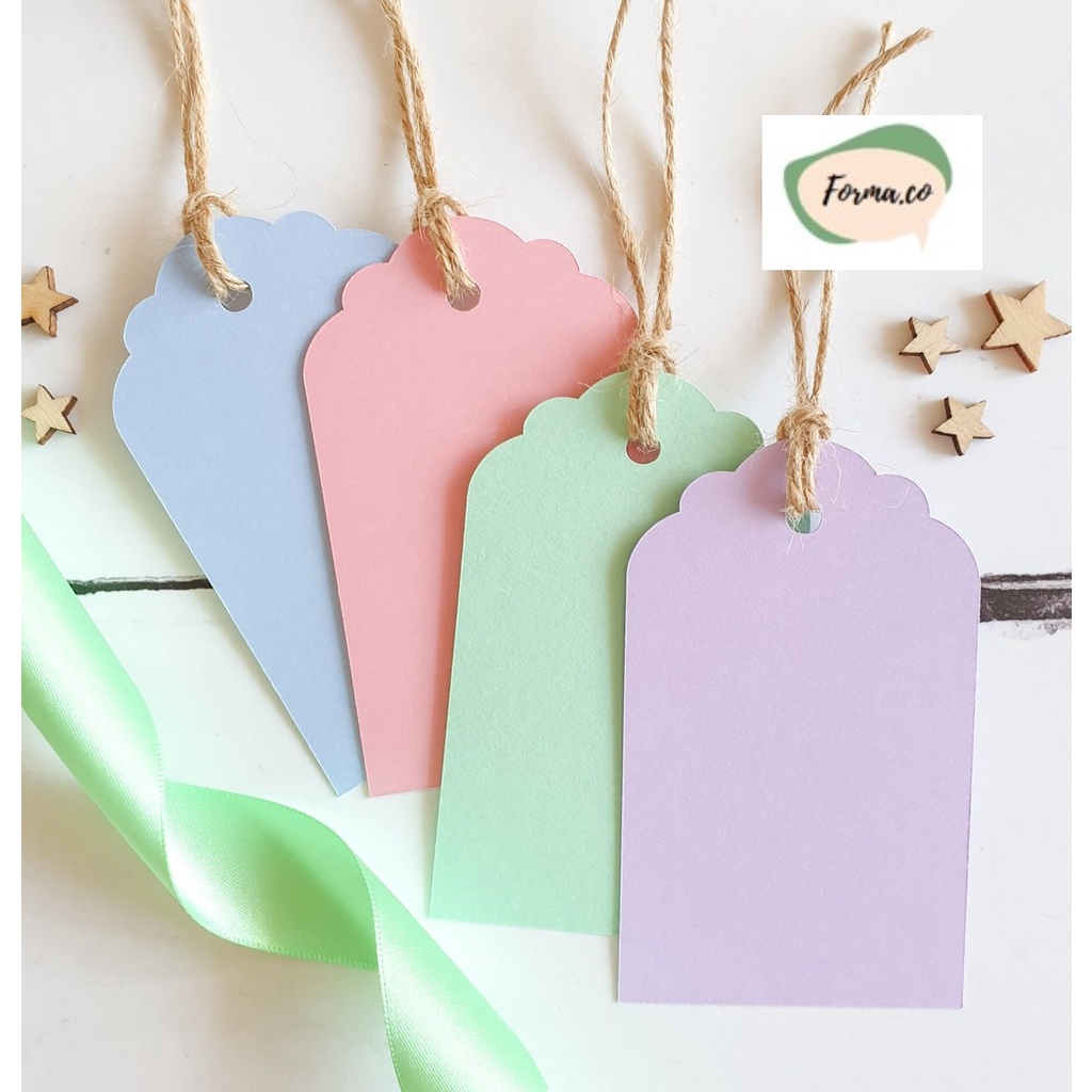 

HANG TAG POLOS WARNA PASTEL / GIFT TAG KOSONG / GIFT TAG PASTEL / HANG TAG PASTEL / KARTU HAMPERS / KARTU LEBARAN / KARTU UCAPAN
