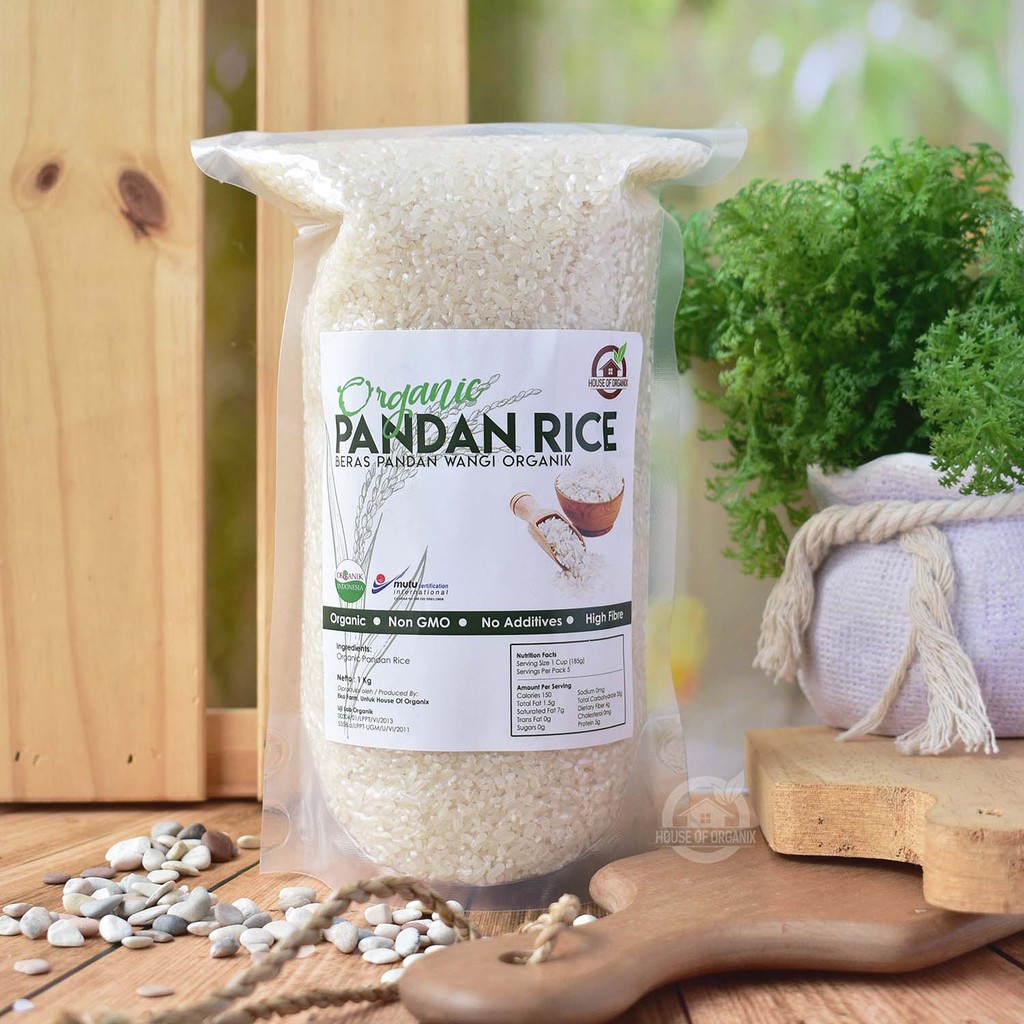 House Of Organix Organic Pandan Rice / Beras Pandan Wangi