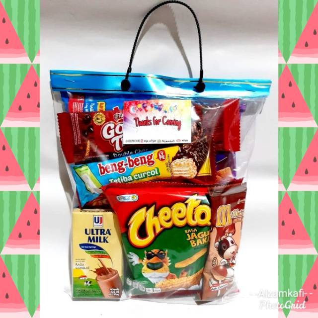 

Paket Snack Ultah / Snack Ulang Tahun / Bingkisan Ulang Tahun / Paket Snack Ulang Tahun/Goodiebag