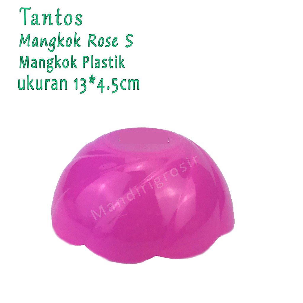 Mangkok bentuk bunga * Mangkok Rose S * Pink *5154