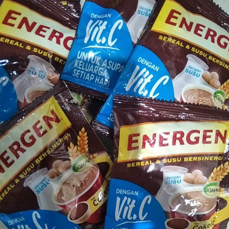 

Energen sereal dan susu bersinergi SASET Rasa coklat 34g