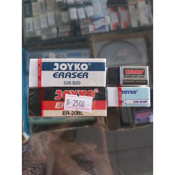 

JOYKO KENKO penghapus hitam/putih eraser black/white
