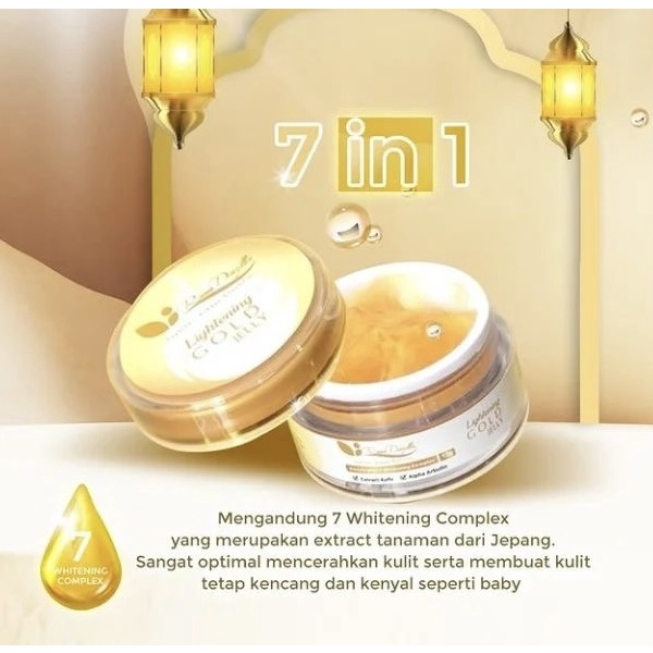 GOLD JELLY LIGHTENING RINNA DIAZELLA SKINCARE 12 GRAM BPOM