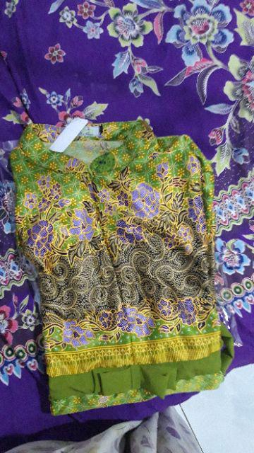 Gamis Batik Muslimat Nu Semi Sutra Dress Muslim Fatayat Ori By Alfajar