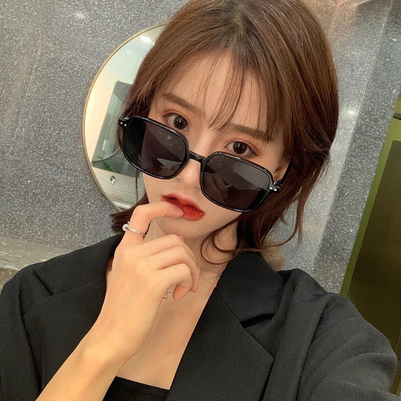 Kacamata Wanita Hitam Kotak Gaya Style Sunglasses Kaca Mata Fashion Eyewear Import Real Pict-3