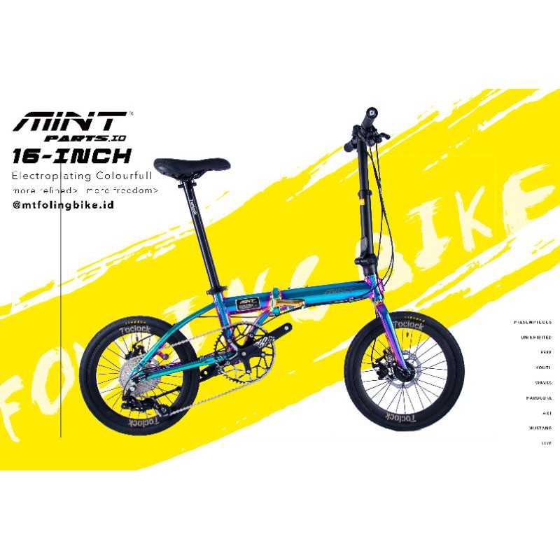 Mint Folding bike 9s 16/349 / sepeda lipat