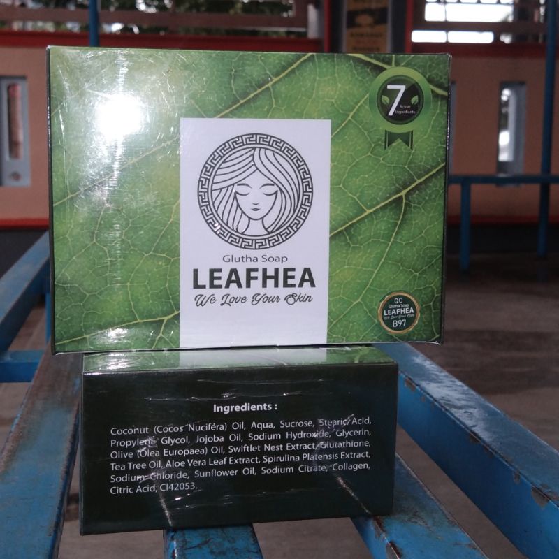 Leafhea Glutha Soap- isi 16 pcs sabun antiaging,anti acne, anti oxidant, anti gatal,