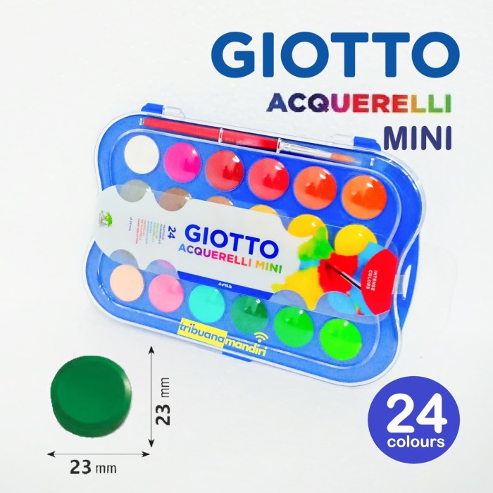 

air-cat- giotto acquerelli 24 warna (watercolor/cat air ) mini -cat-air.