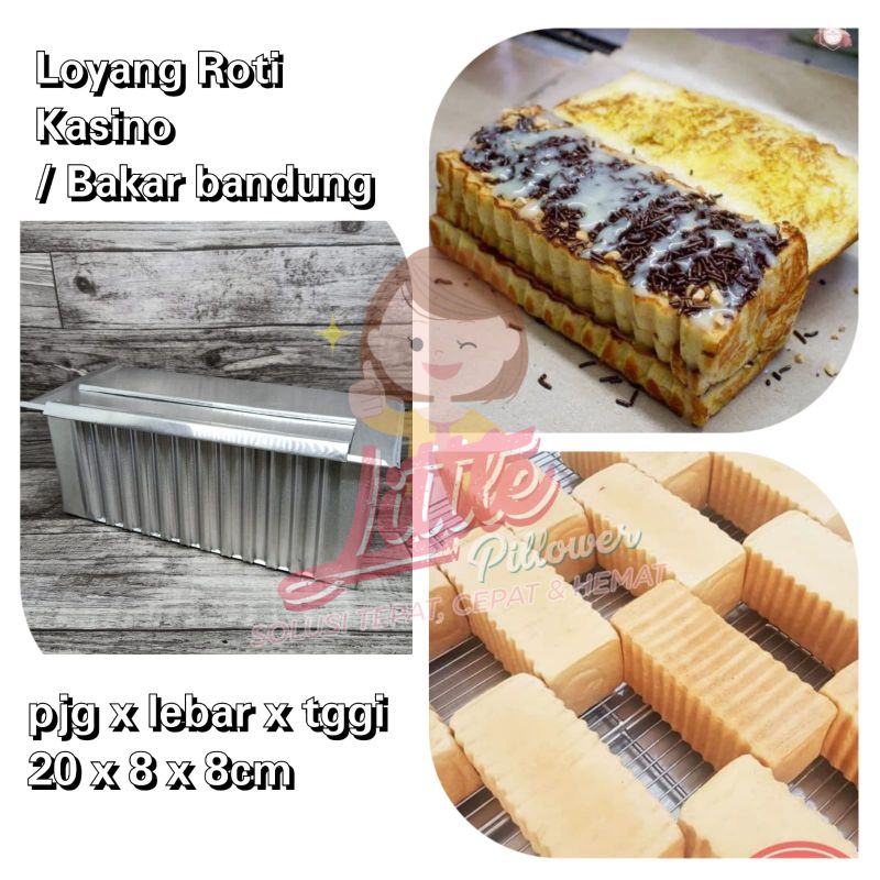 loyang roti bandung tutup - loyang roti kasino tawar bandung aluminium