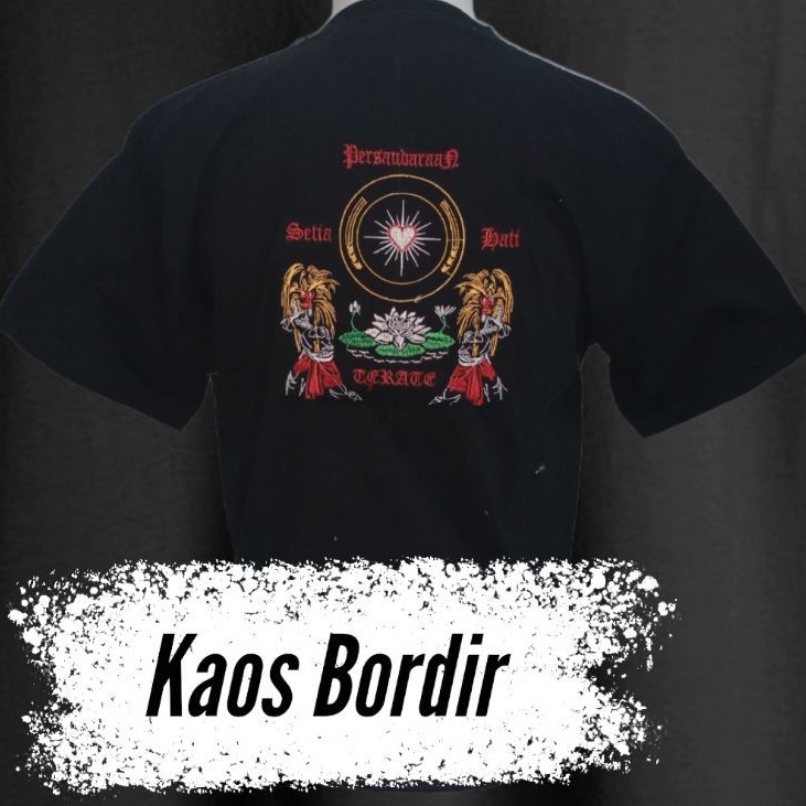 kaos psht bordir komputer kaos psht bujangganong