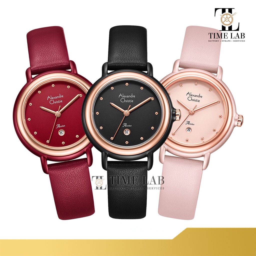JAM TANGAN ALEXANDRE CHRISTIE ORIGINAL BERGARANSI AC2963 LD / AC 2963LD / AC2963 LD WANITA LEATHER