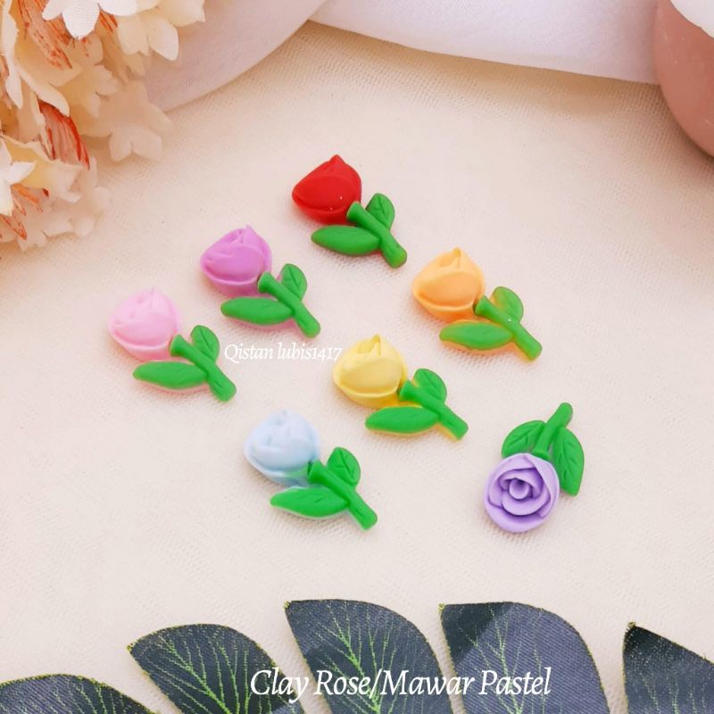 Clay Rose|Mawar Pastel