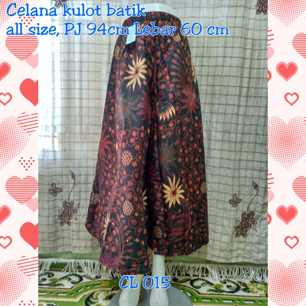Celana Kulot Batik cantik