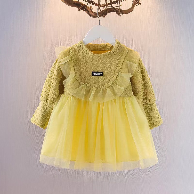 【Baru Datang!!!】(0-4 Tahun )QZ-110  Dress Setelan Anggun anak perempaun