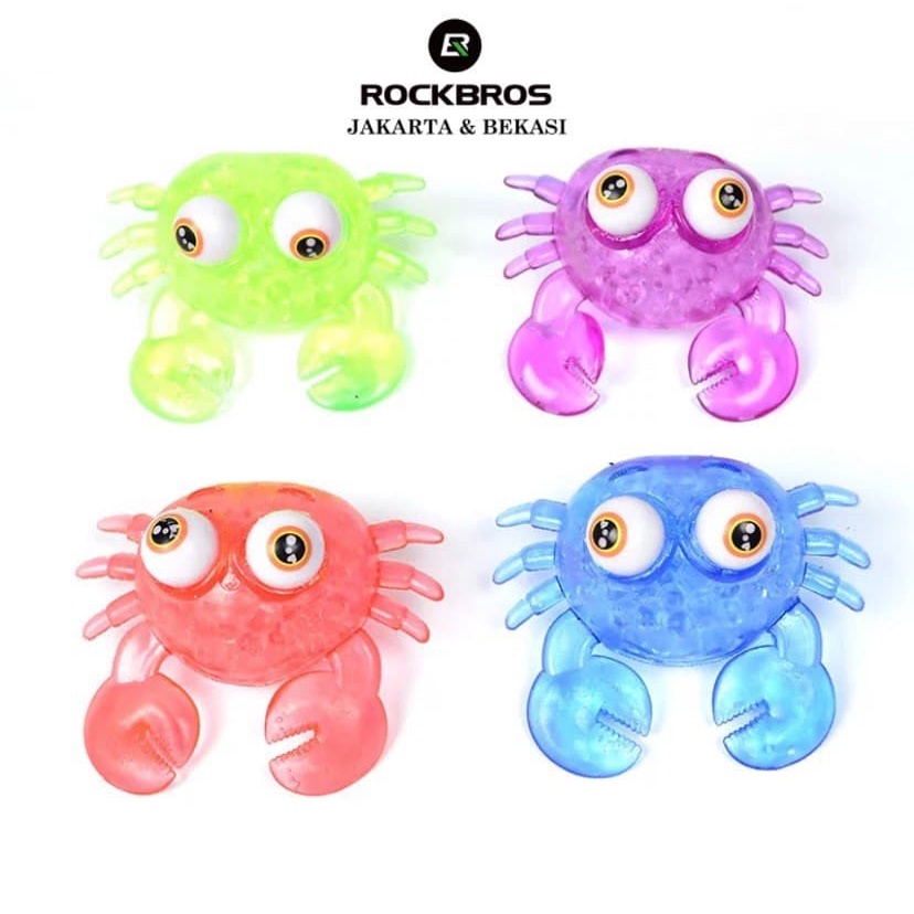 Squishy Crab Kepiting Orbeez Animal Binatang Fidget Toys Mainan Anak Pop It New Stress Ball Vent Viral