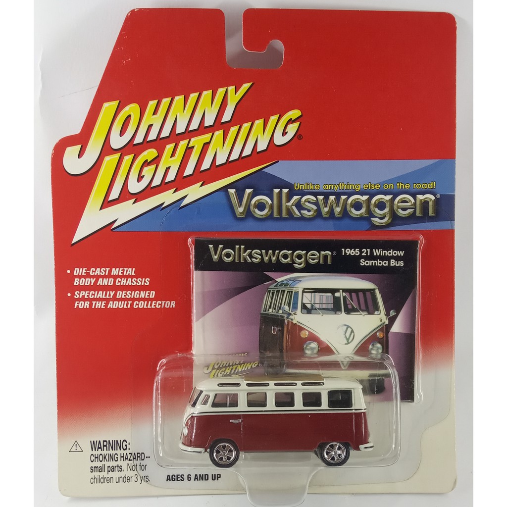 Johnny Lightning 1965 Volkswagen VW 21 Window Samba Bus Skala 64
