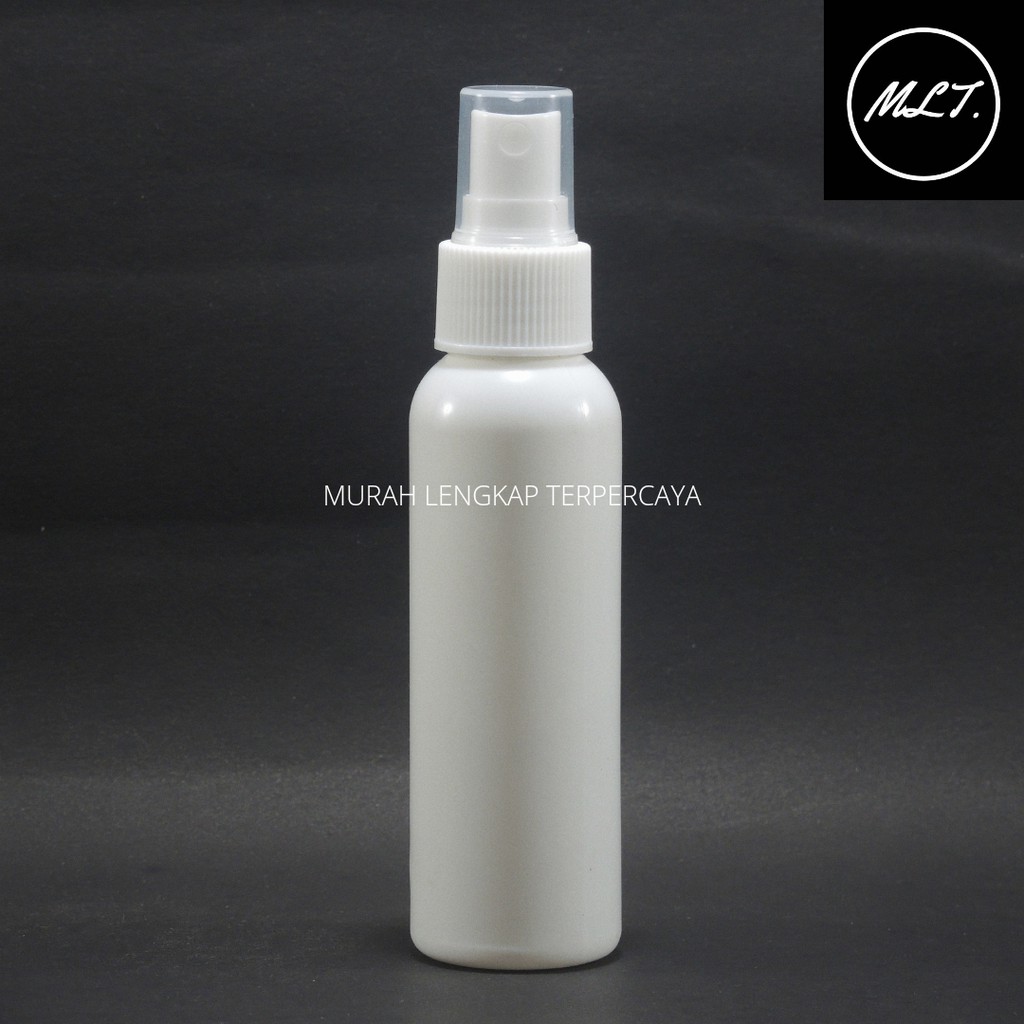 BOTOL SPRAY 100ML FULL PUTIH