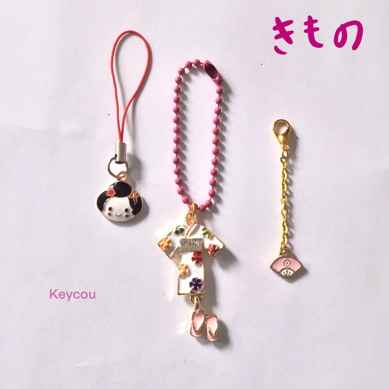 Gantungan Kunci/HP Kimono Jepang