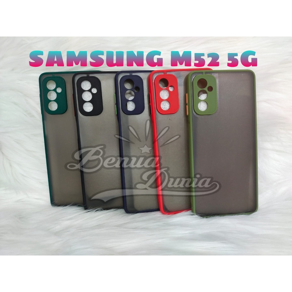 CASE SAMSUNG M52 5G - CASE DOVE MY CHOICE PLUS RING KAMERA CASE SAMSUNG M52 5G - BD