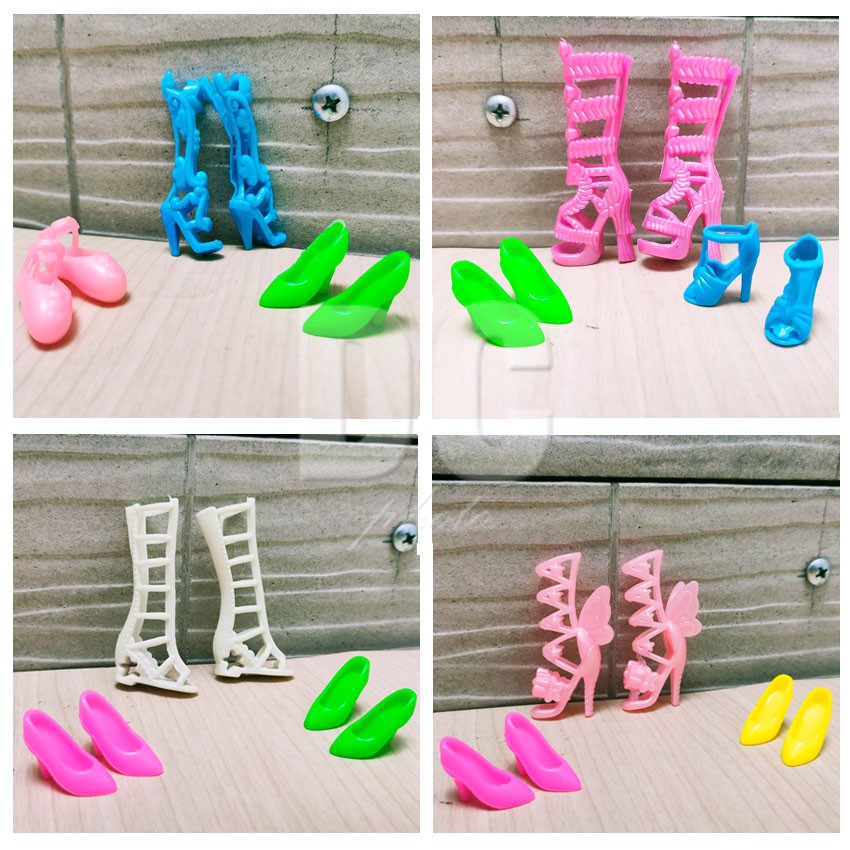 MURAH!!! SEPATU BERBIE BOOT 3IN1 AKSESORIS BONEKA