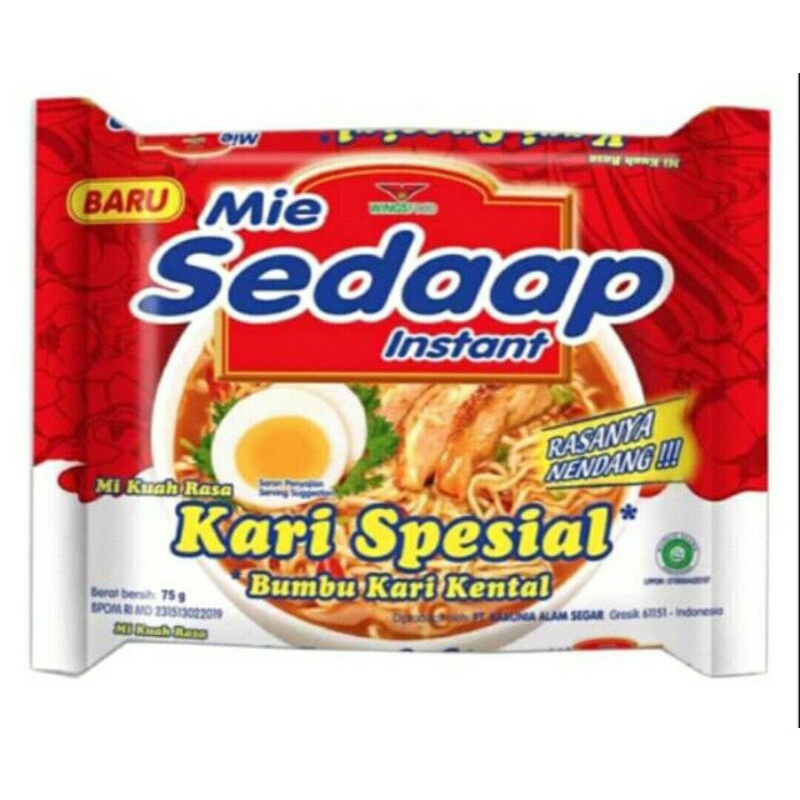 

Mi Sedap Kare Spesial