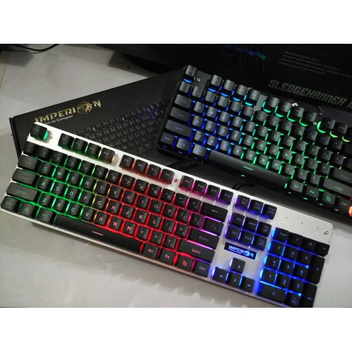 Imperion Sledgehammer 10 - Full Size Rainbow Gaming Keyboard