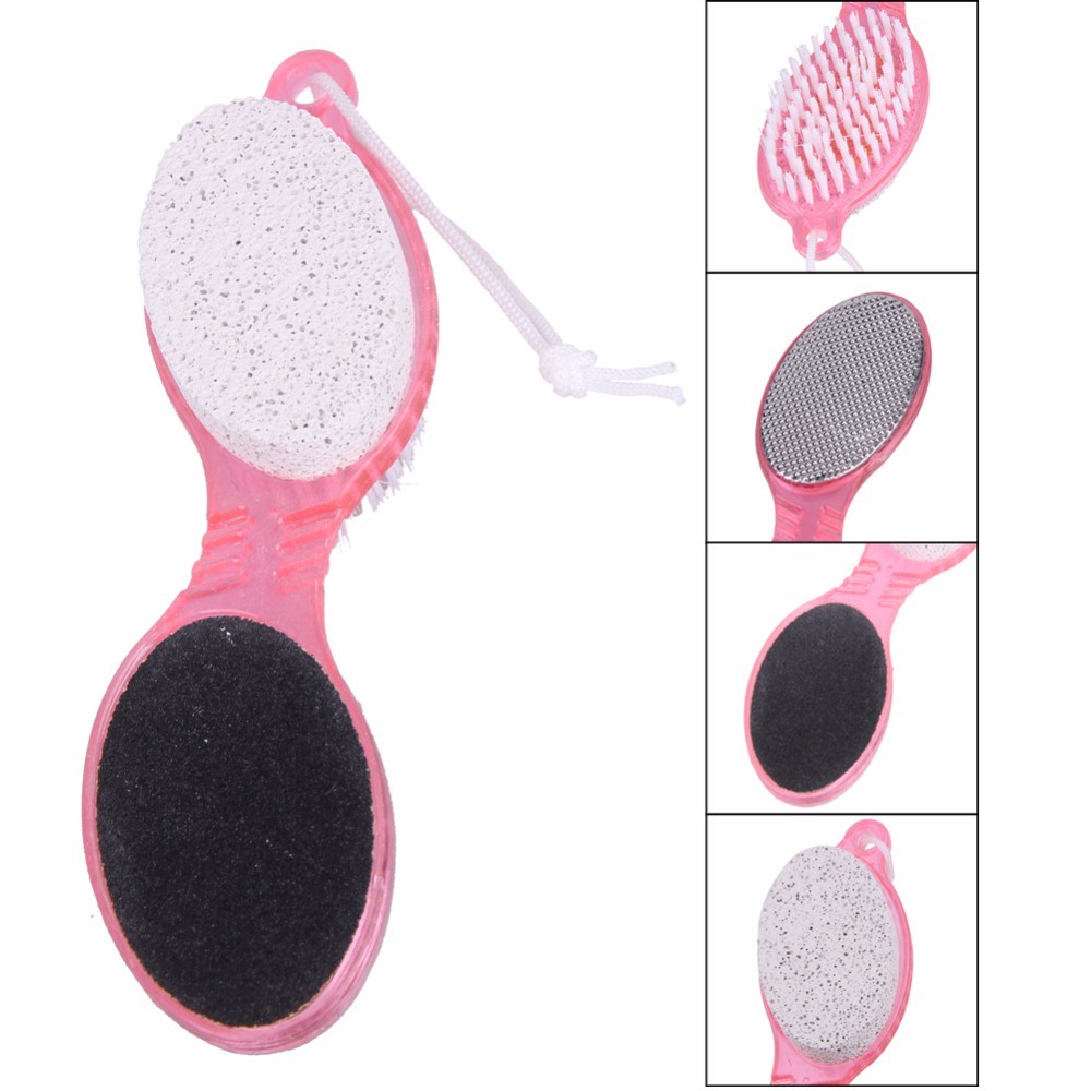 Sikat Telapak Kaki Penghalus Tumit 4 in 1 Anti Kasar / Pedicure Paddle 4 Step / Callus Remover / Pengangkat Sel Kulit Mati