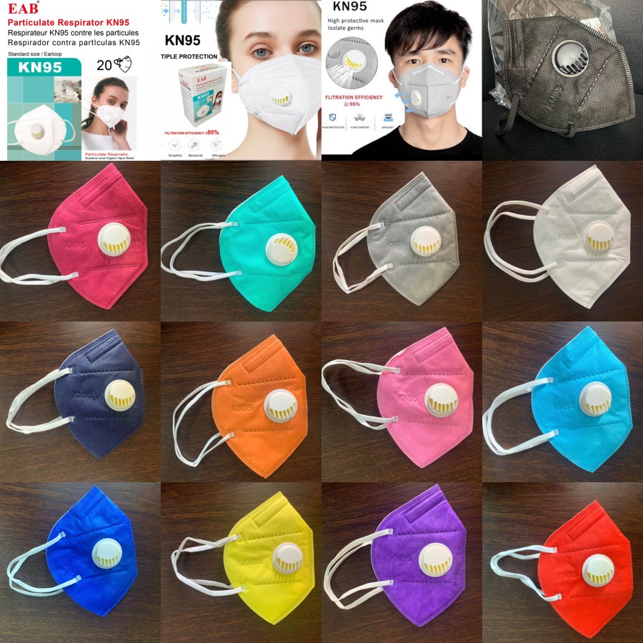 masker kn95 respirator katup EAB HARGA PERBOX (isi 20 masker)