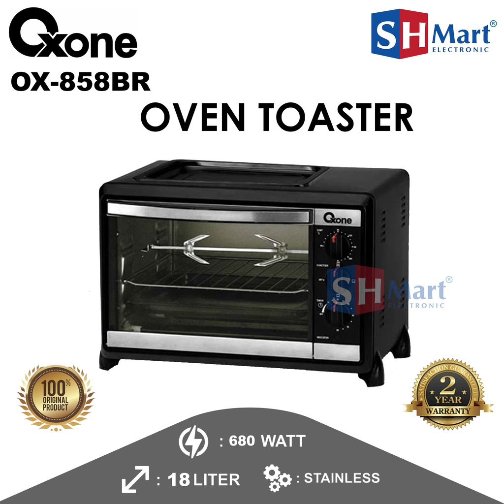 OXONE OVEN TOASTER 4 IN 1 18 LITER OX-858BR / OX858BR GARANSI RESMI OXONE (MEDAN)