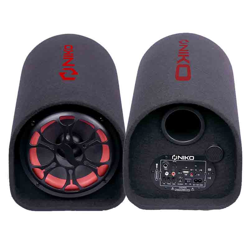 PAKET NIKO GL8 Subwoofer Car Speaker 8 inch 85 Watt - Speaker Tabung 8 inch FREE MIC KARAOKE