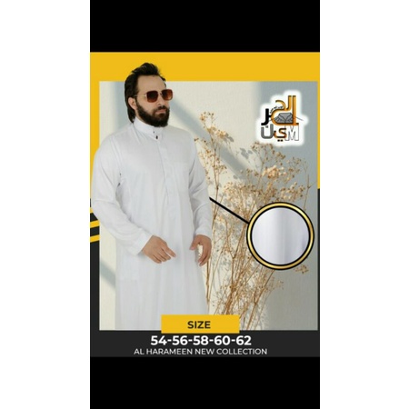 JUBAH PRIA AL HAROMAIN GAMIS POLOS BERGARIS HALUS GAMIS POLYSTER JUBAH MESIR GAMIS ORIGINAL GAMIS EL