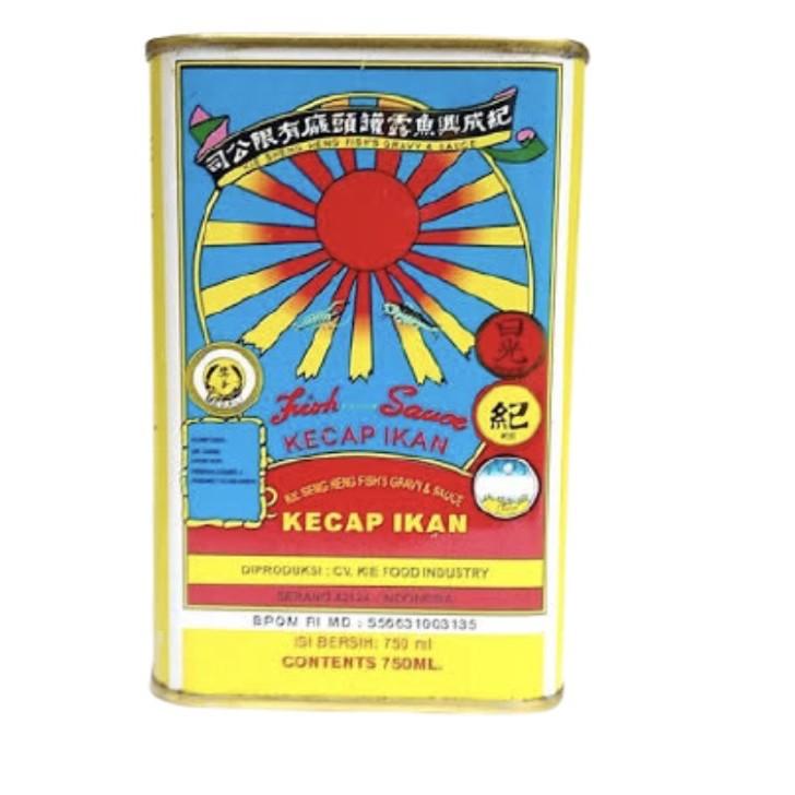 

Miliki - Kecap ikan matahari 750 ml Fishs Gravy and Sauce - Kie Seng Heng kecap kaleng