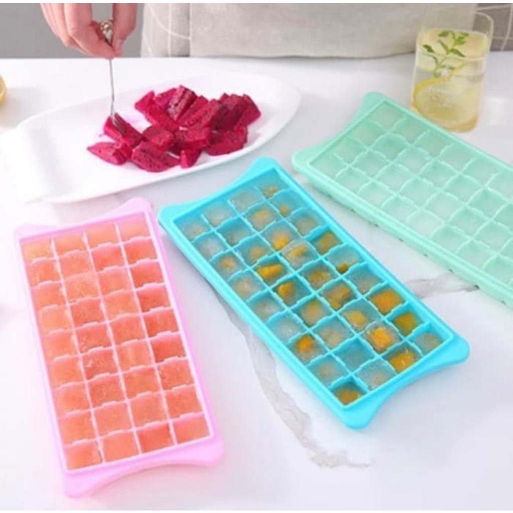 [UNIK88] Cetakan Es Batu + Penutup 36 Kotak Ice Cube Tray