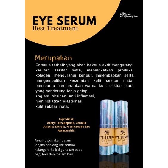 Eye Serum by AWS BeautySkin