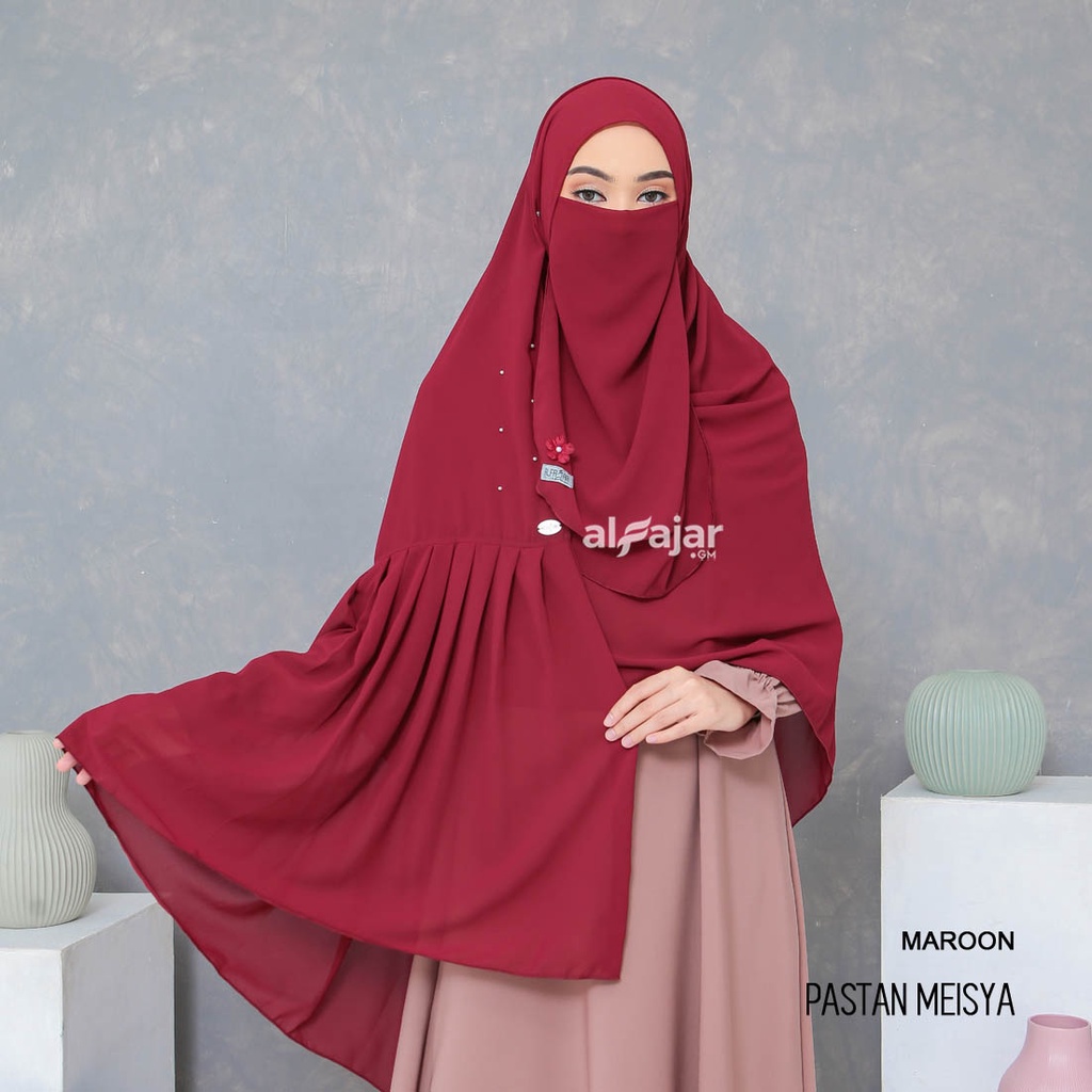 Jilbab Pasmina Instan Ceruty Babydoll MEISYA by Alfajar Free Cadar