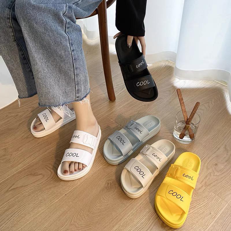 Free Box Sandal Korea Sandal Casual Wanita Sandal Murah NS X81 Sandal Wanita Sandal Kasual Import