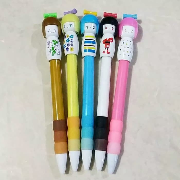 

Souvenir pernikahan ultah dunia Jepang Pulpen Kokeshi