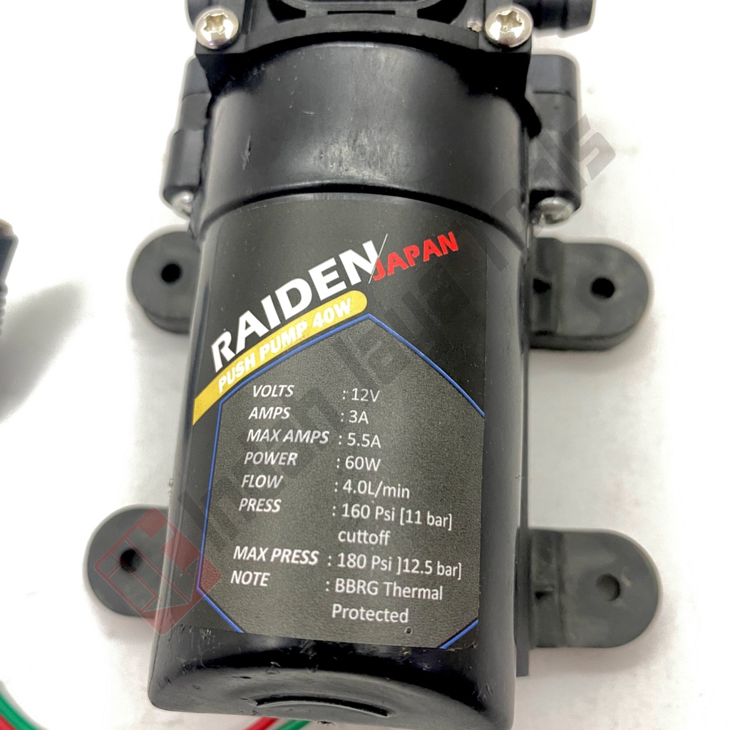 PAKET ADAPTOR RAIDEN160 PSI Dinamo Pompa Air DC Pump Cuci Motor AC