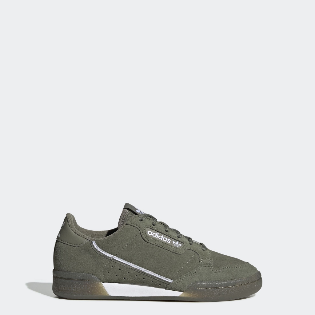 adidas ORIGINALS Sepatu Continental 80 Anak Unisex Hijau EF5104