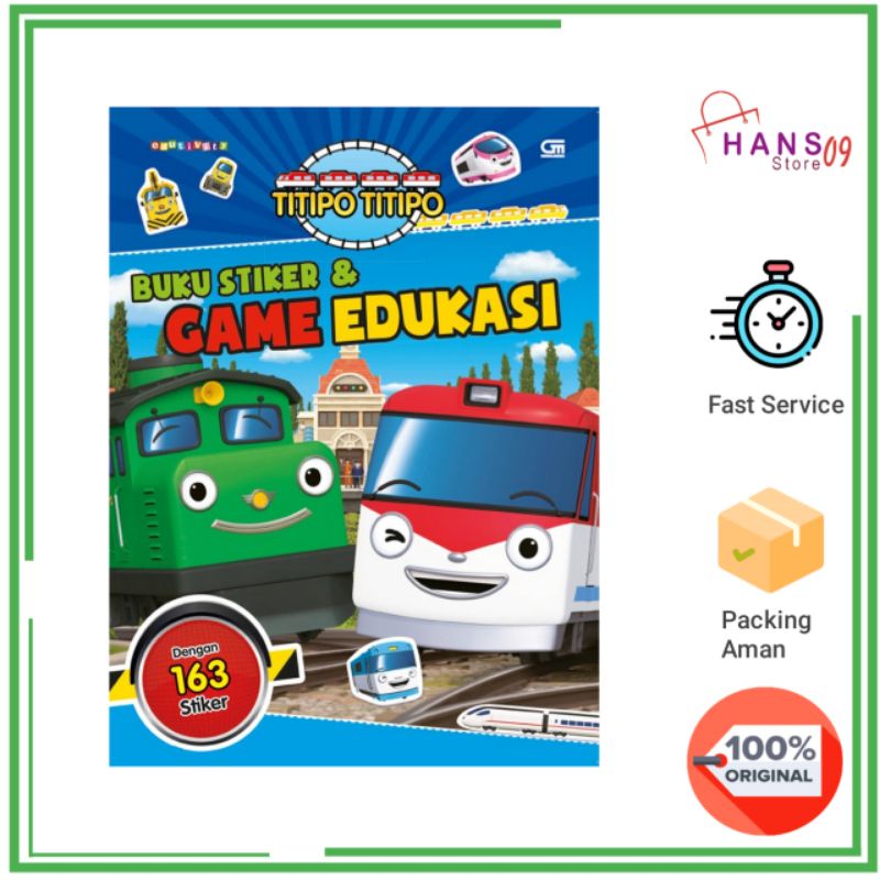 Titipo: Buku Stiker & Game Edukasi