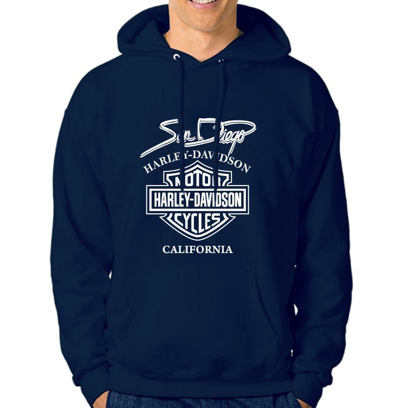 Jual Jaket Pria Hoodie Harley Davidson Sandiego Premium Distro