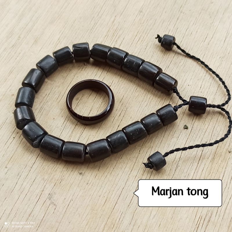 GELANG KOKKA MARJAN BESAR FREE CINCIN GELANG TERAPI GELANG KOKAH KAOKAH