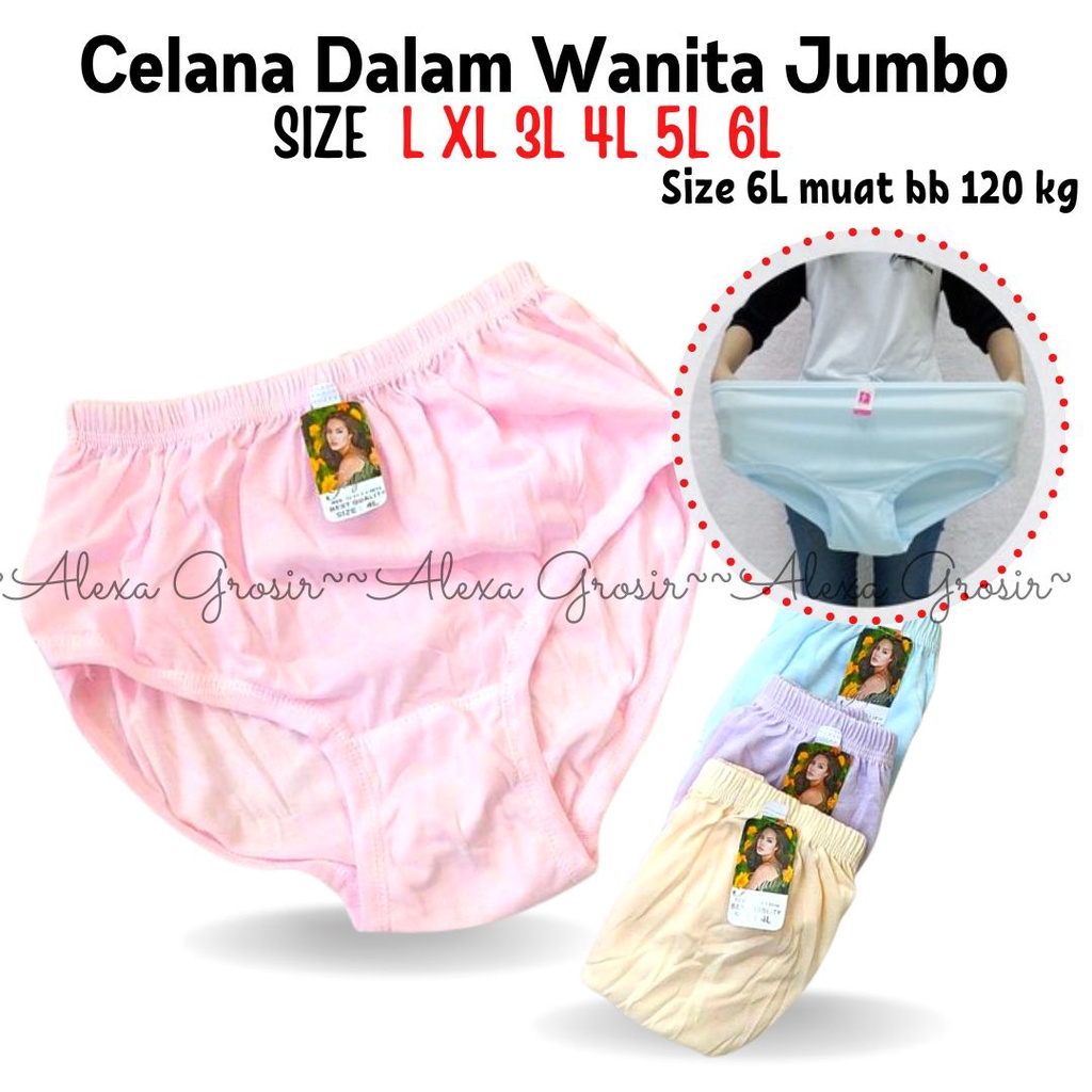 [ PREMIUM ] CELANA DALAM WANITA POLOS / CELANA DALAM WANITA KATUN LEMBUT MERK GAYATRI VIENNA MILLYA SIZE L