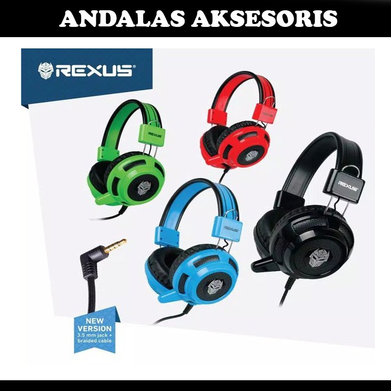 headset gaming kabel rexus f-26