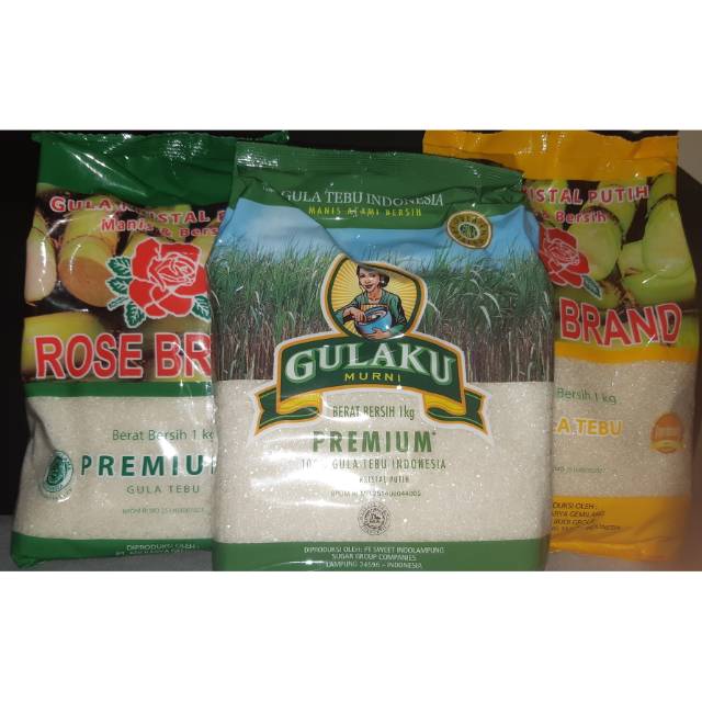 Gula Pasir GULAKU & ROSEBRAND 1KG | Shopee Indonesia