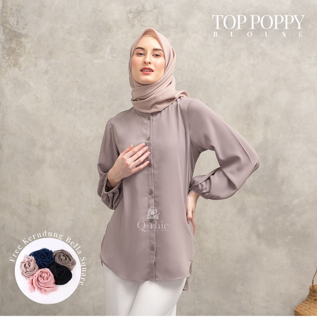 Qrhie Baju Atasan Wanita Poppy-4