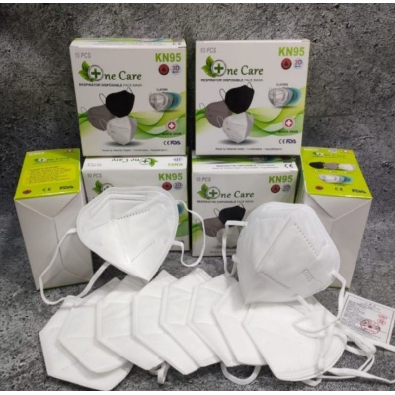 Masker medis 5 ply KN95 bedah earloop kemenkes RI isi 10 pcs